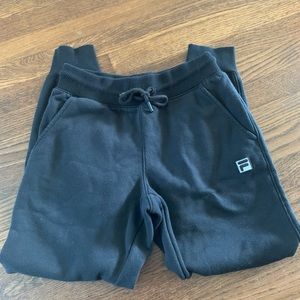 Fila Black Sweatpants XS